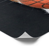 Kat basketbal poster (Hoek)