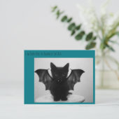 kat bat briefkaart (Staand voorkant)