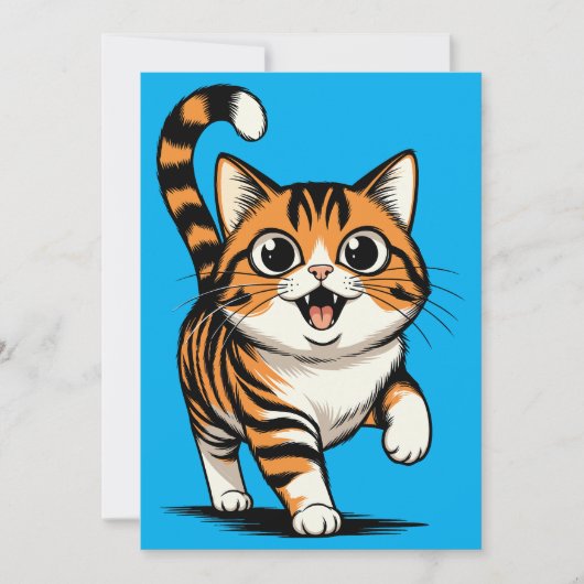 kat bedankkaart (Voorkant)