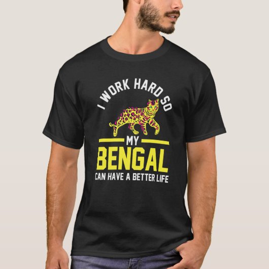 Kat Bengaals T-shirt (Voorkant)