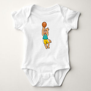 Kat bij de Basketball-sport Romper