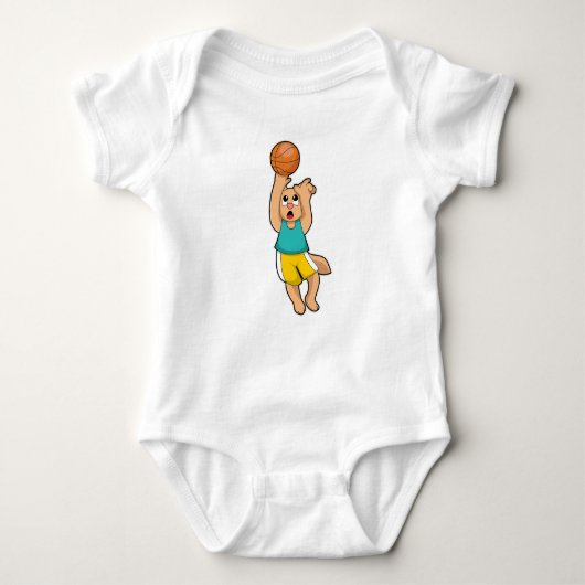 Kat bij de Basketball-sport Romper (Voorkant)