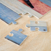 Kat bij een Pijltjespuzzel Legpuzzel (Zijkant)