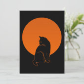 KAT BIJ MAANLICHT KAART (Staand voorkant)