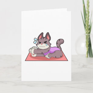 Kat bij Yoga Fitness Kaart
