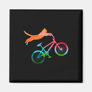 Kat Biker Fiets Kitty Mtb Atb Fietsen Berg Fiets Magneet