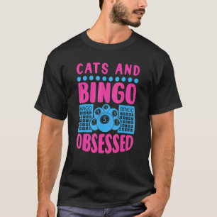 Kat Bingo kaartspel Grootmoeder Bingo Speler Bing T-shirt