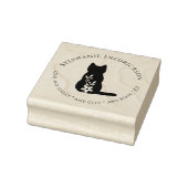 Kat & Bloem Retouradres Stempel van rubber (Stempel)