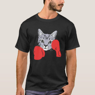 Kat Bokser Dier Kat Kitten Boksen T-shirt