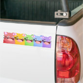 Kat Bounce Rainbow Sticker (Op Truck)
