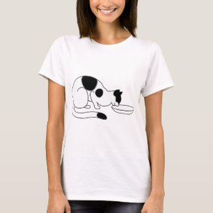 Kat Bowl Black Eating Pet Domestic Hungry Feline T-shirt