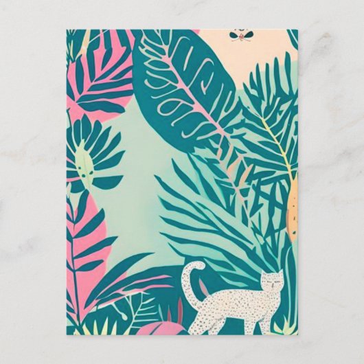 kat briefkaart (Voorkant)