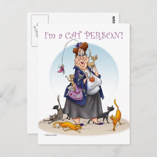 kat briefkaart (Voorkant / Achterkant)