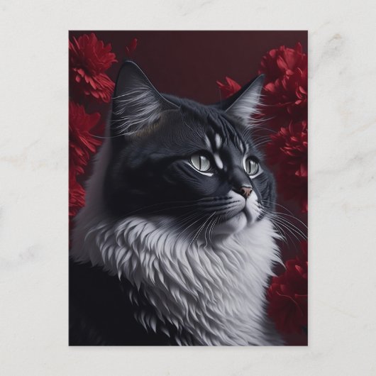 kat briefkaart (Voorkant)