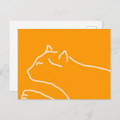 Kat briefkaart (Voorkant / Achterkant)