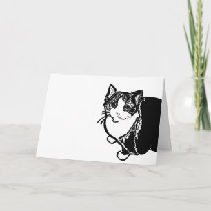Kat-briefkaart Kaart