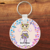 Kat Bruid Sleutelhanger (Voorkant)
