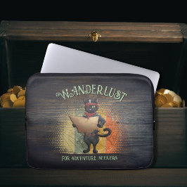 Kat Buccaneer's Sunset Quest-laptophoes Laptop Sleeve