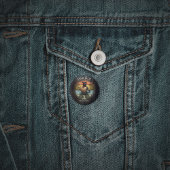 Kat Buccaneer's Sunset Quest Ronde Button 3,2 Cm