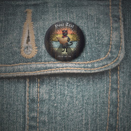 Kat Buccaneer's Sunset Quest Ronde Button 3,2 Cm