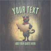 Kat Buccaneer's Sunset Quest Vinyl Sticker (Voorkant)