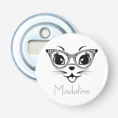  kat button flesopener (Voorkant)