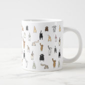 Kat Butts, Crazy Cat Lady, Kitten Butts, Funny Cat Extra Grote Beker (Rechts)