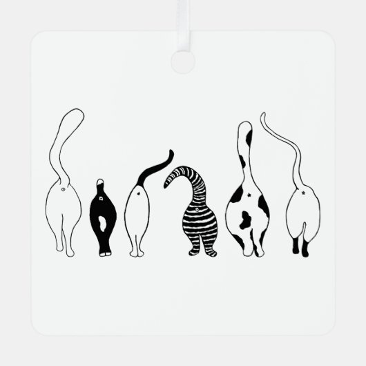 Kat Butts Metalen Ornament (Voorkant)