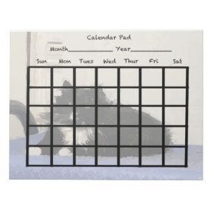 Kat Calendar Pad Notitieblok