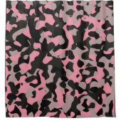 Kat Camo Douchegordijn (Voorkant)