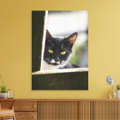 Kat Canvas Afdruk (Insitu (Woonkamer))