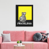 Kat Canvas Afdruk (Insitu (Woonkamer))