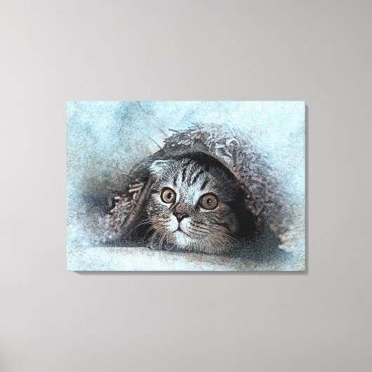 Kat Canvas Afdruk (Voorkant)