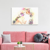 Kat Canvas Afdruk (Insitu (Woonkamer))