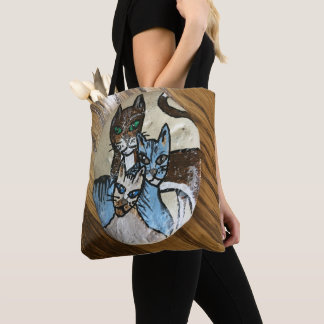 Kat-Canvas tas