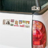 Kat Cartoon Bumpersticker (Op Truck)
