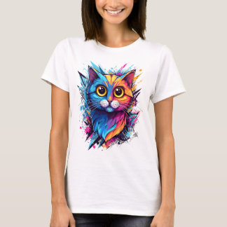 Kat-Cartoon T-shirt