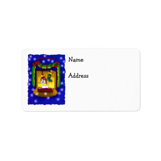 Kat Catmas Etiket (Voorkant)