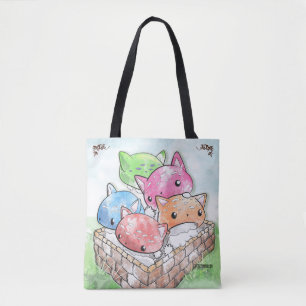 Kat champignonbroed tote bag