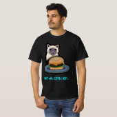 Kat Cheeseburger T-Shirt (Voorkant volledig)
