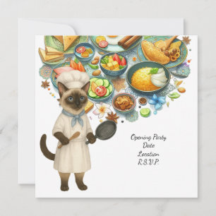 Kat Chef Kookfeest voor Kattenliefhebbers  Kaart