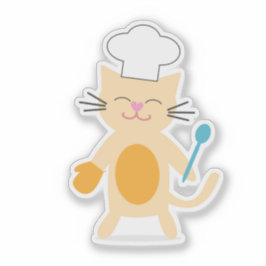Kat Chef Sticker