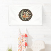 Kat Cola Kat Frisdrank Drank Etiket Kat Vintage V Spandoek (Insitu)