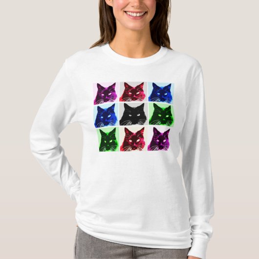 Kat Collage T-shirt (Voorkant)