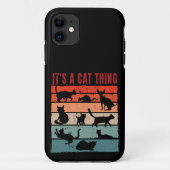 Kat Collectie Retro Case-Mate iPhone Case (Achterkant)