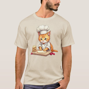 Kat Cookie Baking Shirt - Grappige  Kattenliefhebb
