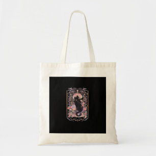 Kat Cottagecore Academië Goblincore Heks Goth Mann Tote Bag
