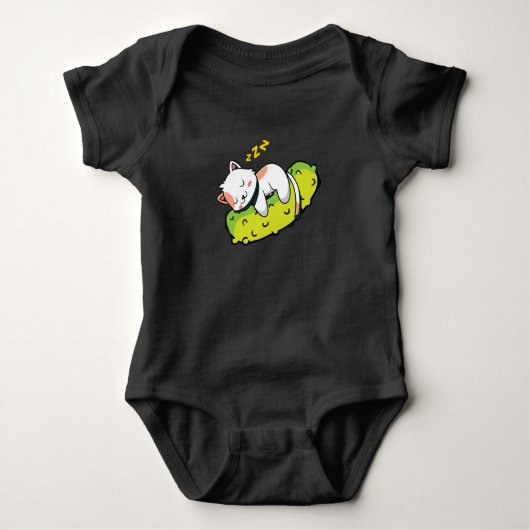 Kat Cucumber Gherkin Children Romper (Voorkant)