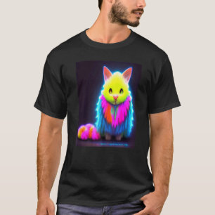 Kat Cyberpunk Rare Mannen Vrouwen Jongens Meisjes  T-shirt