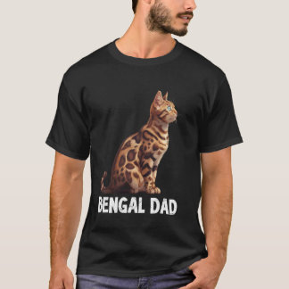 Kat Daddy Bengaalse Kat Vader Bengaalse Vader Beng T-shirt